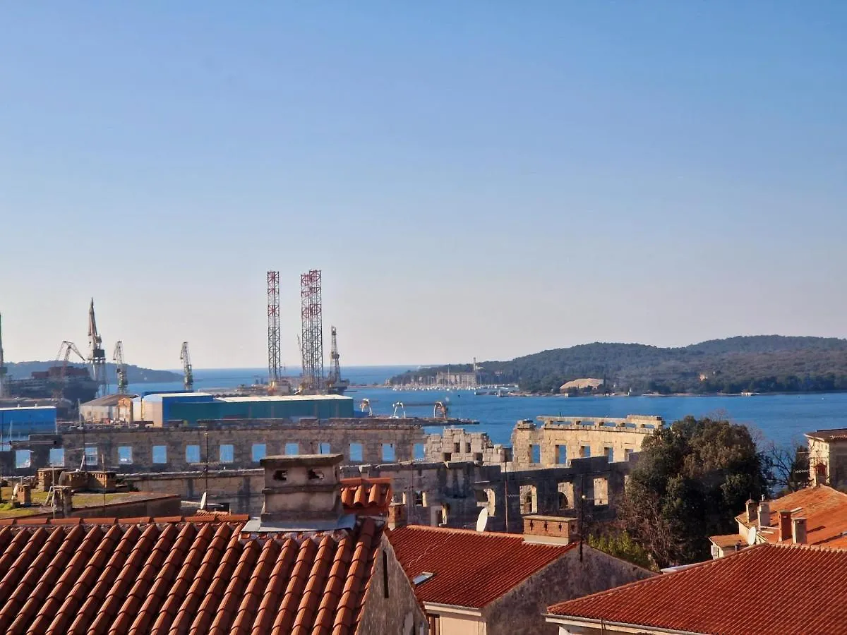 Arena Sunset, Sea Coloseum View, 2 Rooms Free Parking Pula Croatia